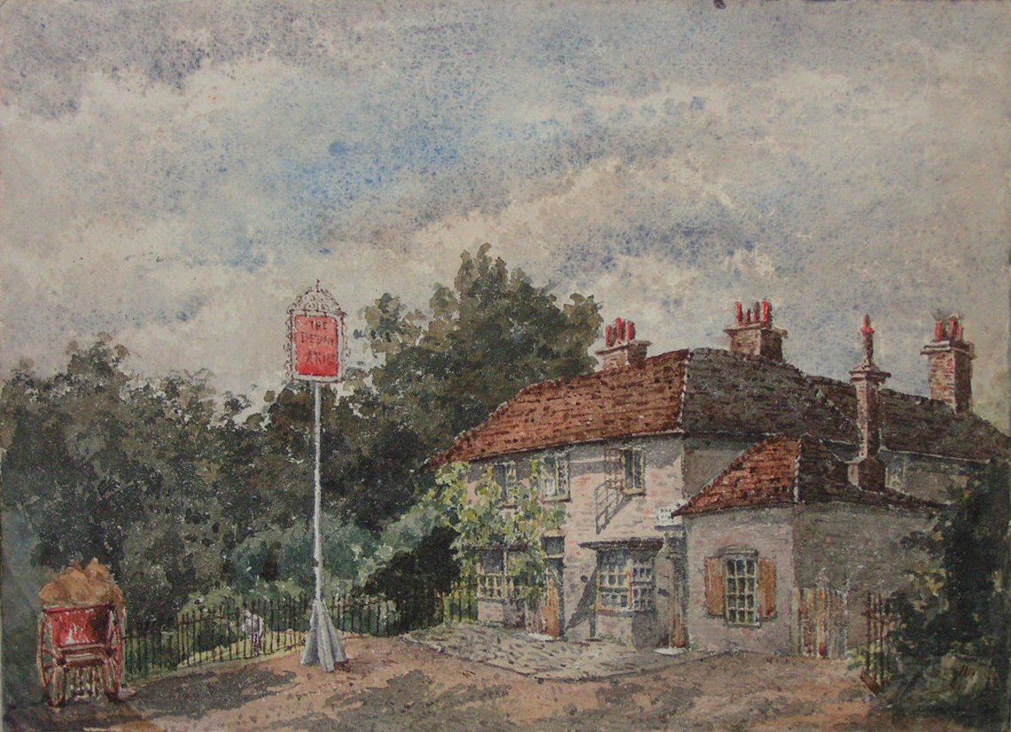 Watercolour - Bedford Arms, Chenies, Bucks